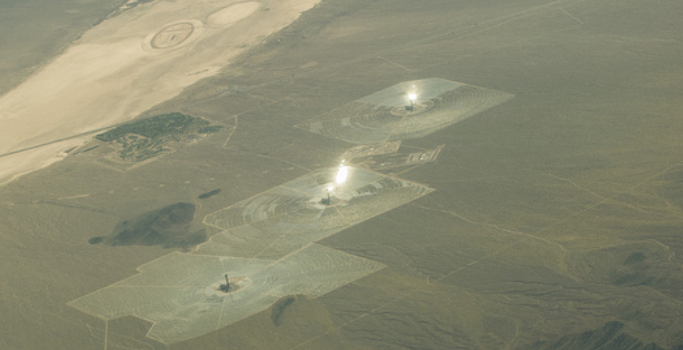 Glare from Ivanpah Solar Park