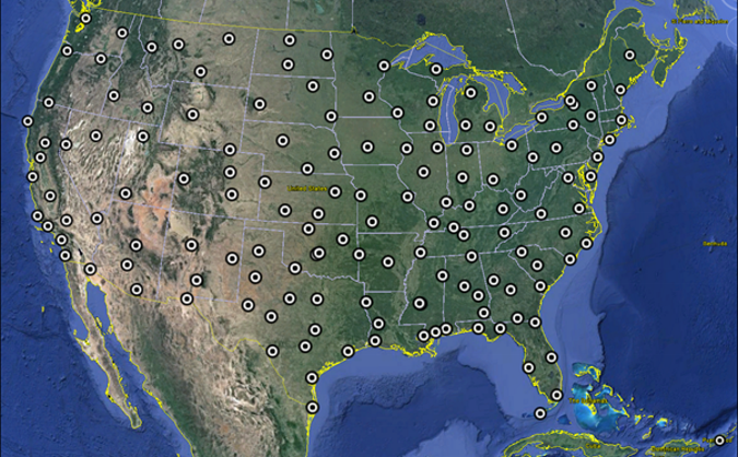 Meteorological Weather Radar Location 