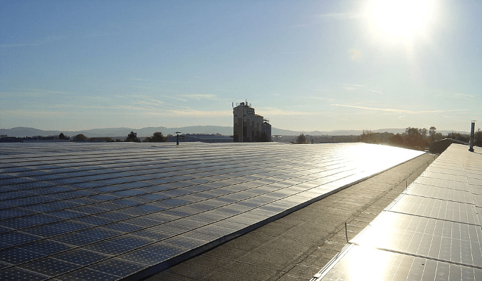 Solar Glare on Solar Panels