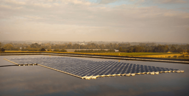 floating solar plant
