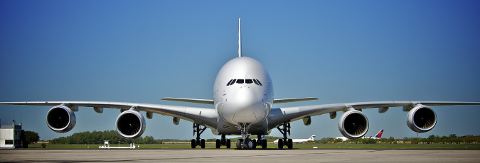 Plane at an airport