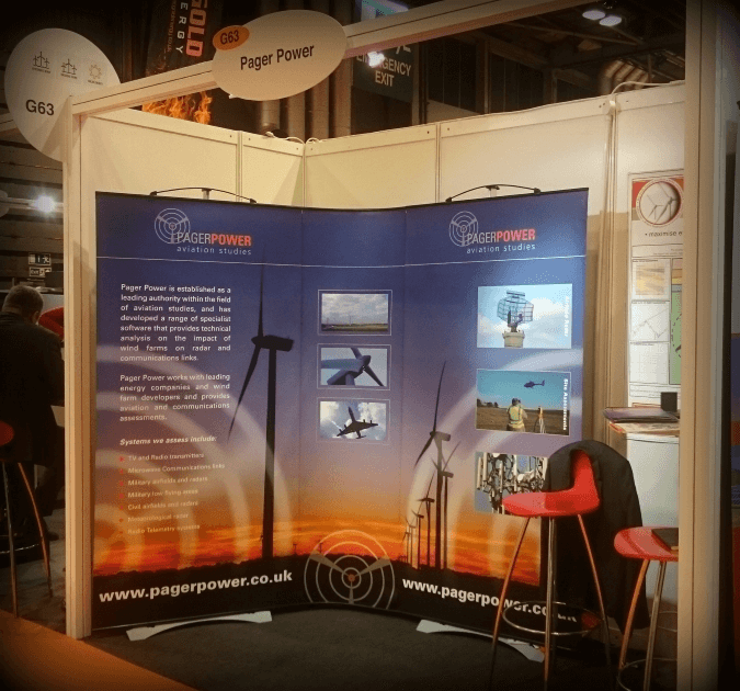 Pager Power Stand at All Energy 2015 in Glasgow