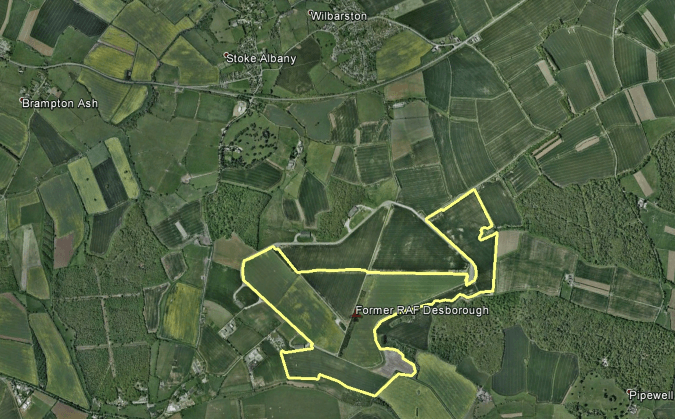 RAF Desborough Airfield Solar Farm Indicative Boundary