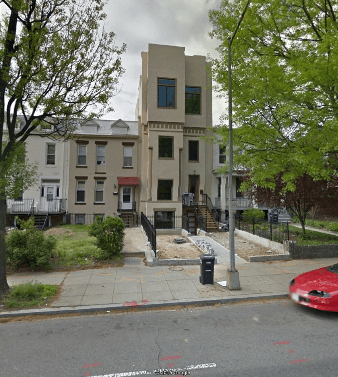 A pop-up extension on 500 block K St NE Washington D.C.