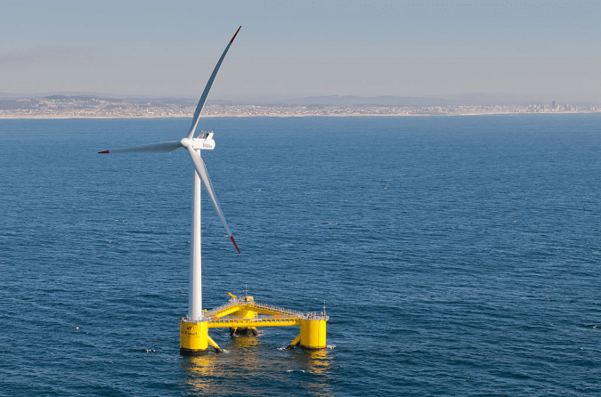 WindFloat Floating Offshore Turbine, Agucadoura, Portugal