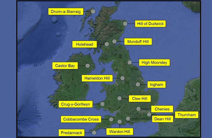 UK Met Radar Sites