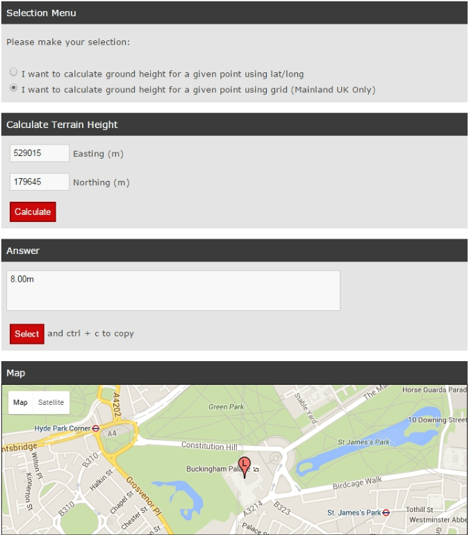 Pager Power Tool: Terrain Height Calculator