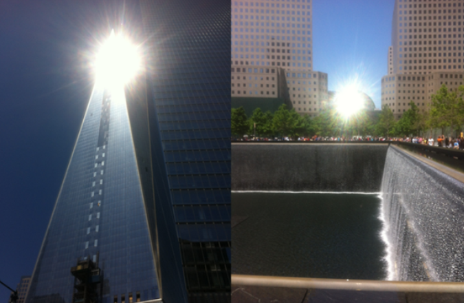 Solar reflections off of buildings