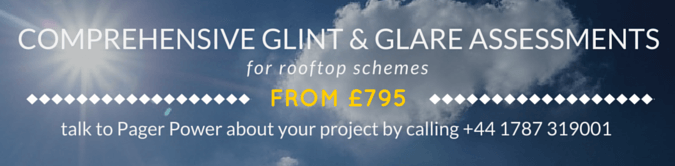 Pager Power Rooftop Solar Glint and Glare Assessments