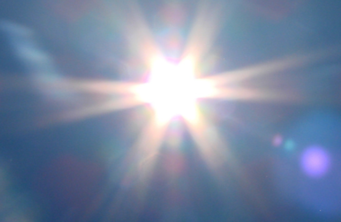 Sun glare