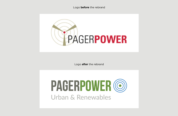 Pager Power branding