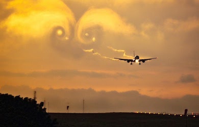 aircraft wake wind farm