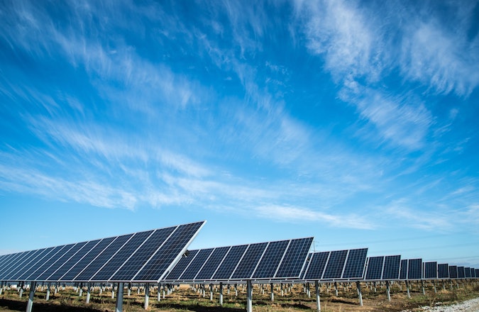 Solar farm in Lincoln
