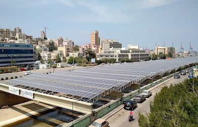 Solar panel roof
