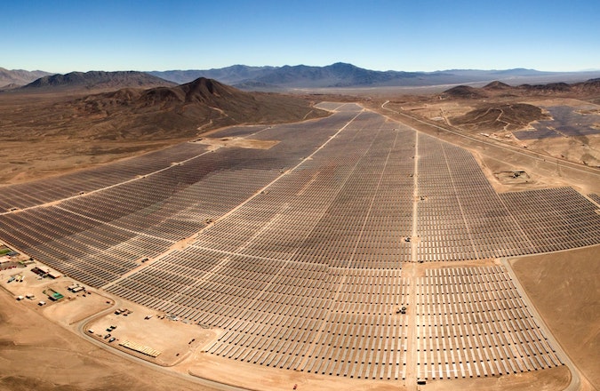 Solar PV project in Atacama desert