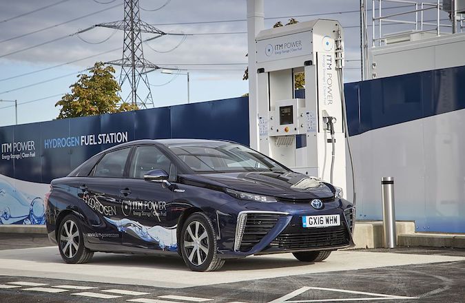Hydrogen Station and Toyota Mirai