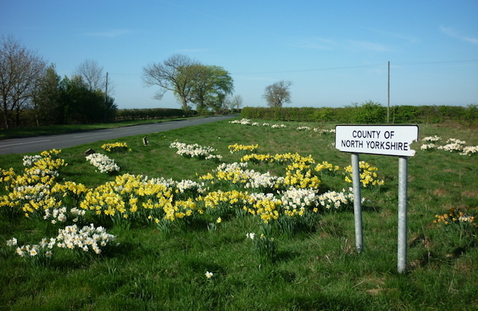 North Yorkshire sign post