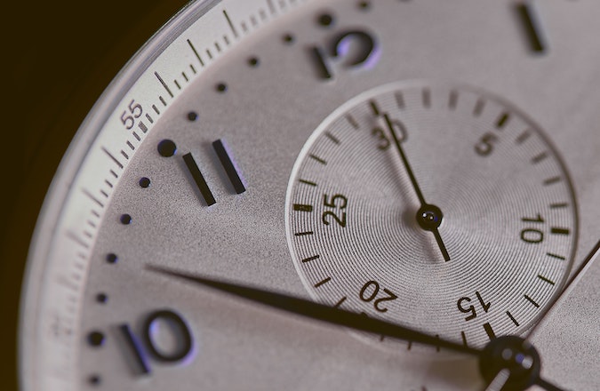 Close up of a watch