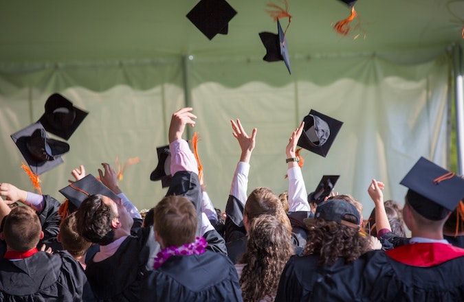 People Graduating