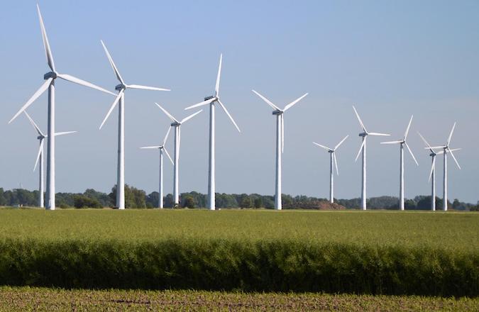 Onshore Wind Farm in Northern Germany