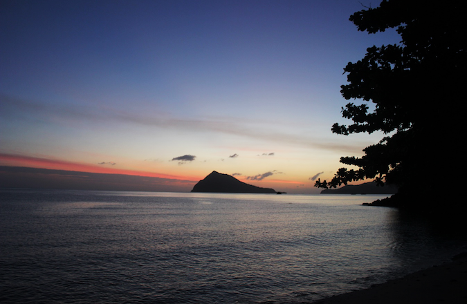 Siau Island, Indonesia, overlooking the Pacific Ocean