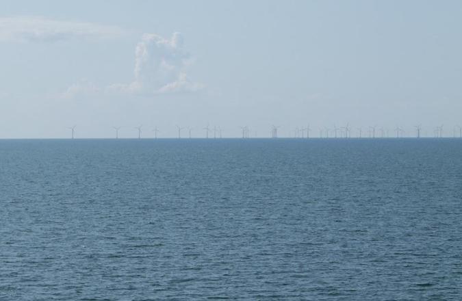 Wind farm in the Baltic Sea