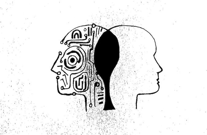 AI vs Human Illustration by Gabby Rush