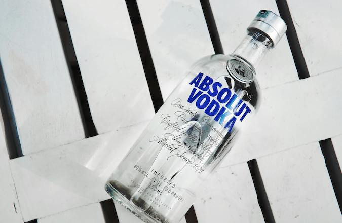 Absolut Vodka bottle