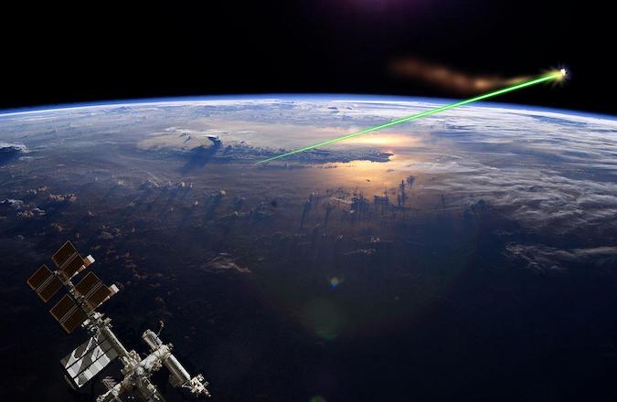 Artistic impression of the laser broom