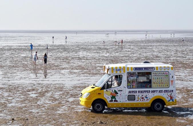 Ice Cream Van at the beach