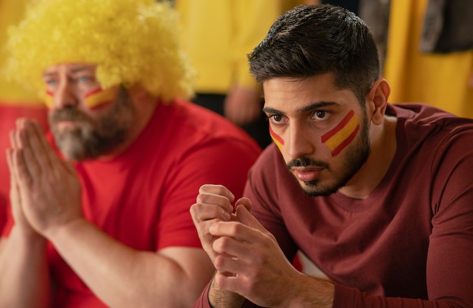 Spanish Football supporters