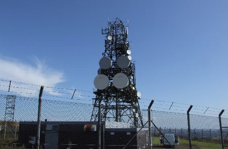 Figure 3: BT wireless microwave link antennae[3]