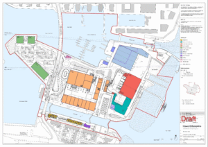 Figure 3: Albert Island Development site plan.