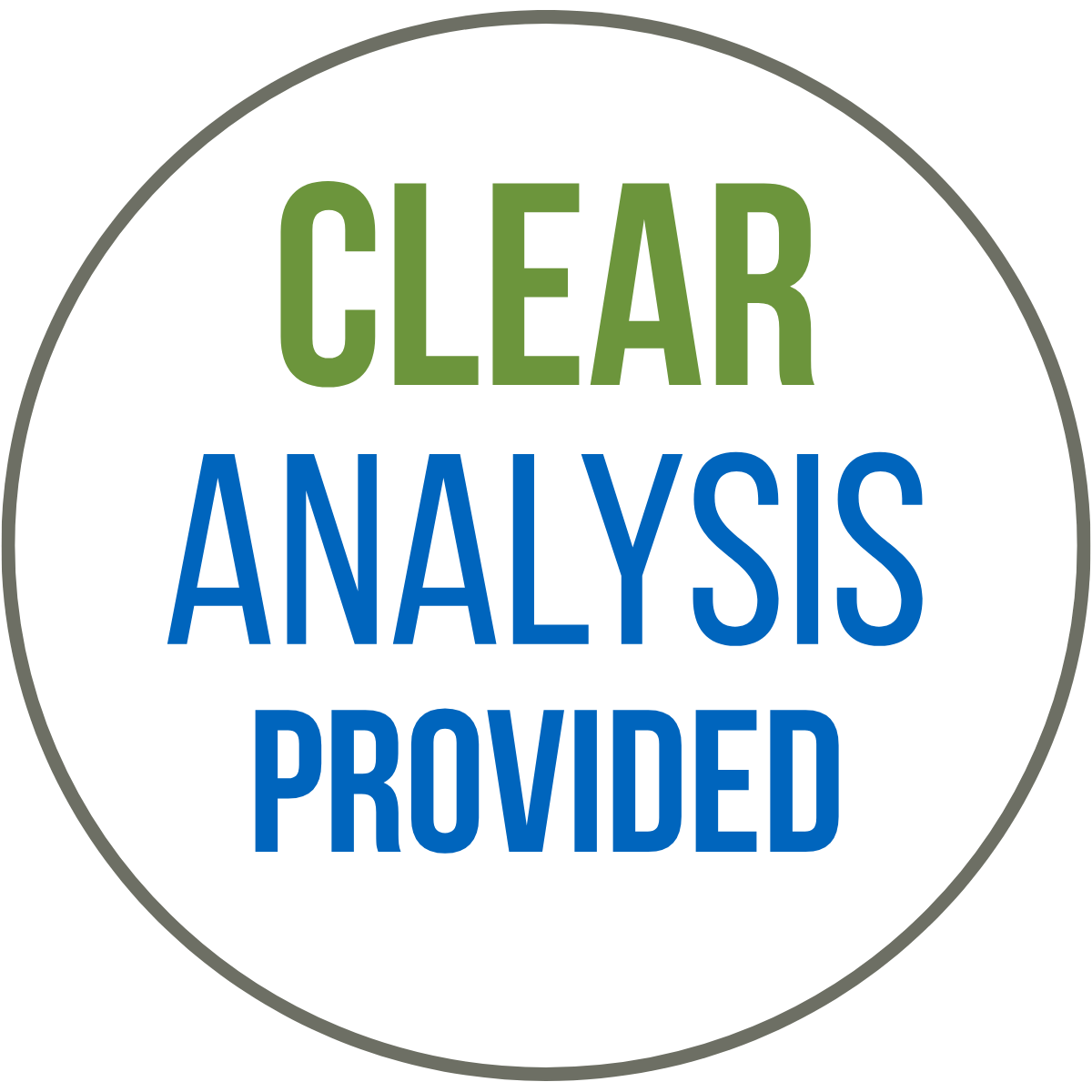 USP bubble – case study outcomes – clear analysis Clear Analysis Provided